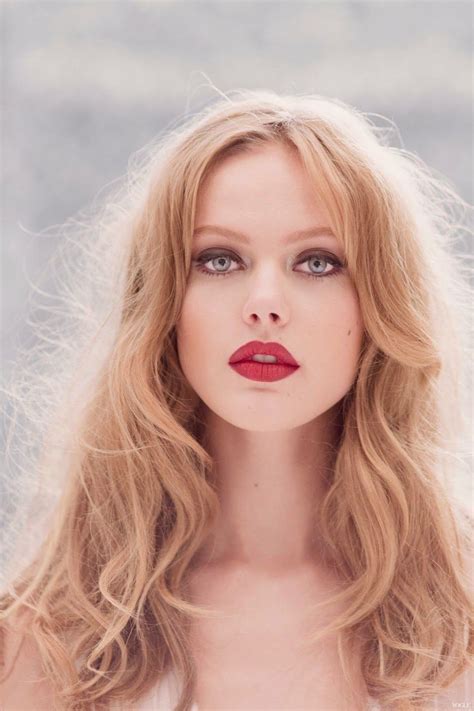 Frida Gustavsson For Nina Ricci 2013 Beauty Girl Hairstyle Frida