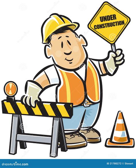 Construction Cartoons Illustrations Vector Stock Images