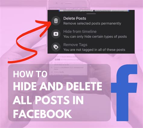 How To Hide And Delete All Posts On Facebook Turbofuture