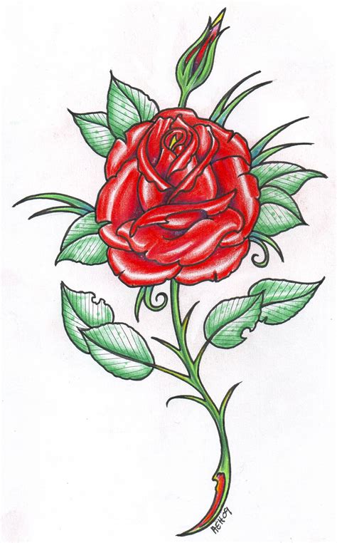 Red Rose Tattoo Design Rose Tattoo Design Red Rose Tattoo Temp Tattoo