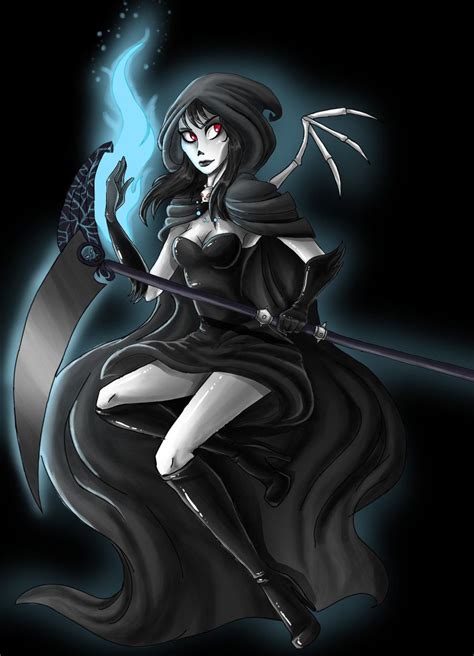 Dark Fairy Female Grim Reaper Grim Reaper Reaper Drawing