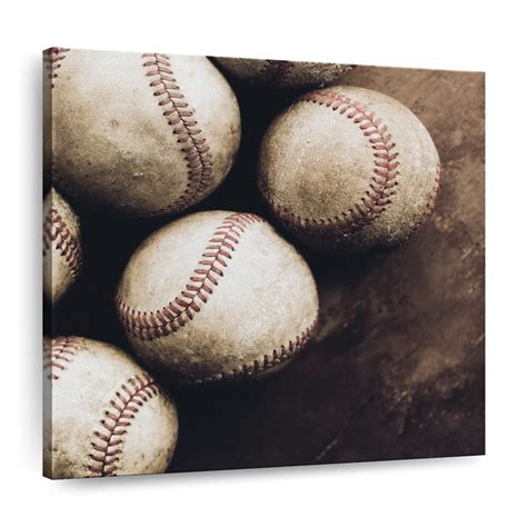 Rugged Baseball Balls Wall Art Photography