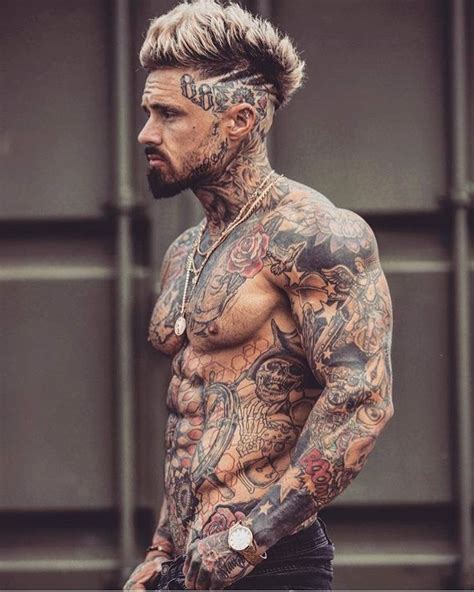 Full Body Tattoo Men Palatial Profile Navigateur