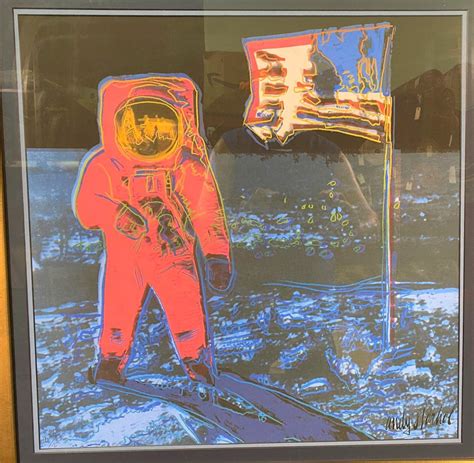 Lot Andy Warhol 1928 1987 Limited Edition Moonwalk Lithograph With