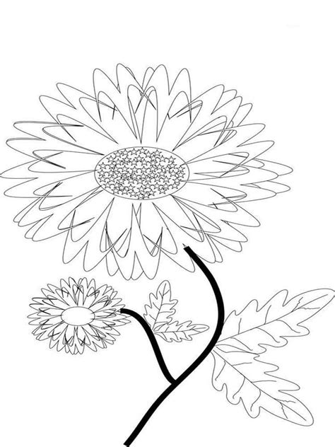 And one of them is coloring. Marigold Flower coloring pages. Download and print ...