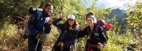 Female Trekking Guide Nepal Wilderness Excursion