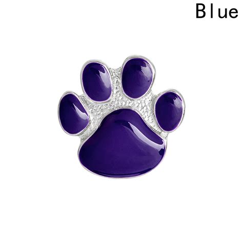 Fashion Brooches And Pins Pet Paw Print Enamel Pin Cat Dog Paw Jewelry