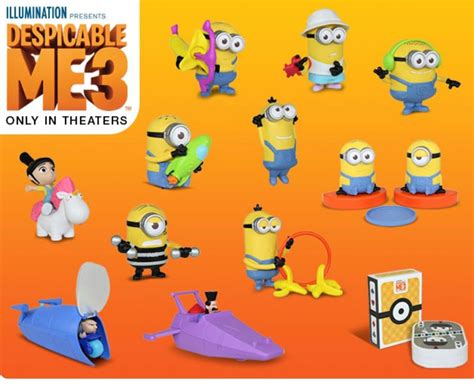 Toys And Hobbies Set Of 2 Minions Toys Brand New Mcdonald S 2017 Despicable Me 3 Fast Food