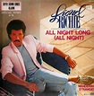 Sección visual de Lionel Richie: All Night Long (All Night) (Vídeo ...