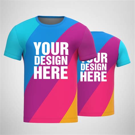 All Over T Shirt Sublimation Template