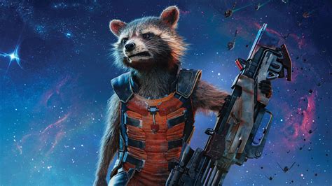 Rocket Raccoon Guardians Of The Galaxy Vol 2 4k Wallpapers Hd