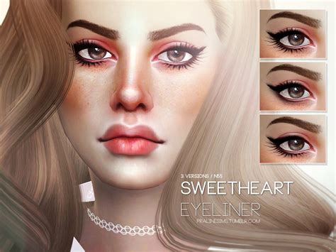 Sims4sisters — Pralinesims Lashed Eyeliner In 3 Versions