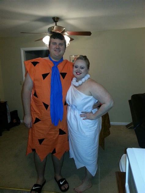 Fred And Wilma Flintstone Homemade Costumes Diy Homemade Costumes
