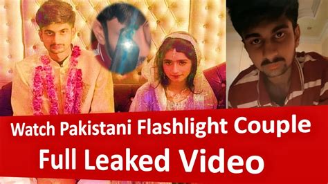 Watch Pakistani Flashlight Couple Viral Video Youtube