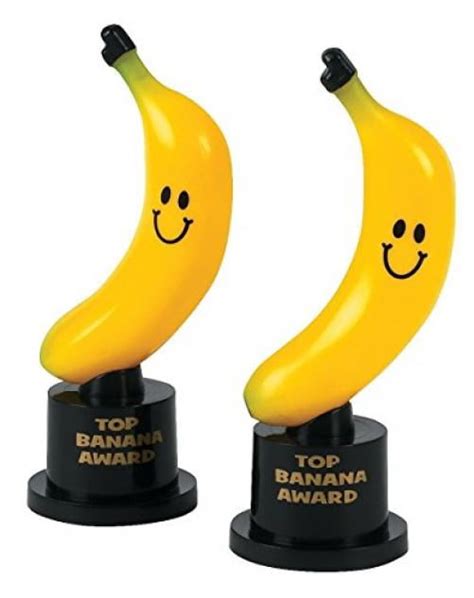 Top Banana Award Trophies Stationery 12 Pieces