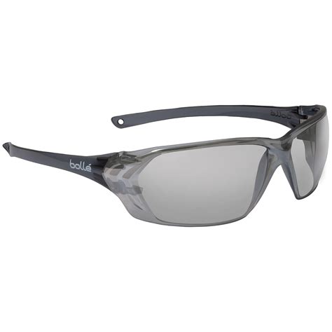 Bolle 40059 Prism Safety Glasses Black Temples Silver Mirror Polycarbonate Lens