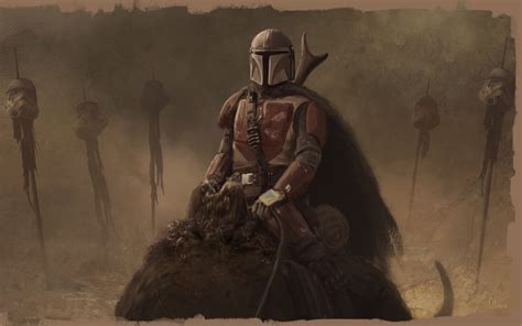 2880x1800 Resolution The Mandalorian Fanart Macbook Pro Retina