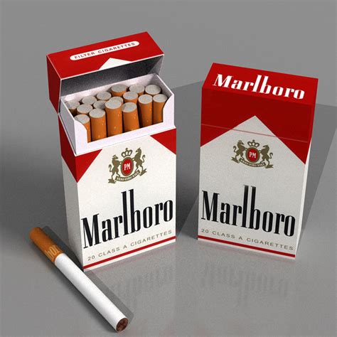 3d Model Pack Of Cigarettes Vr Ar Low Poly Cgtrader