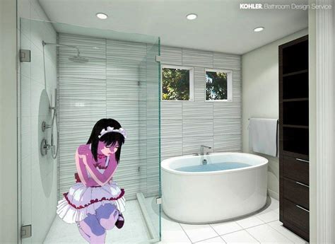Anime Girl Pink Bathing Suit