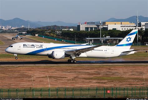 4X EDB El Al Israel Airlines Boeing 787 9 Dreamliner Photo By Tang