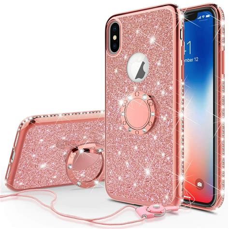 Apple Iphone X Casecute Glitter Iphone X Case For Girls Women With