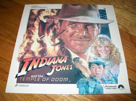 Indiana Jones And The Temple Of Doom Laserdisc Ld Full Screen Format