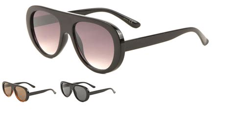 Thick Rim Rounded Fashion Wholesale Bulk Sunglasses Frontier Fashion