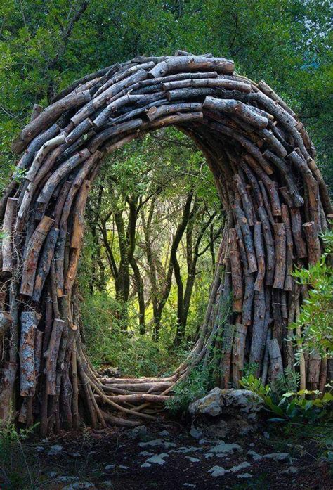 Forest Sculptor Spencer Byles Art Paysage Landart Foret