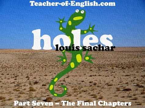 Holes The Final Chapters Powerpoint Lesson Plans And Worksheets