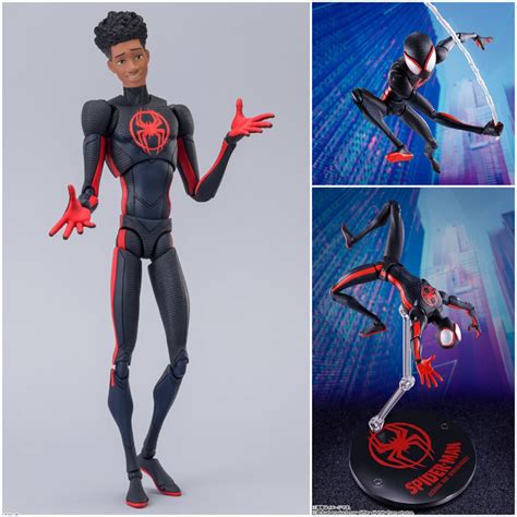 S H Figuarts Spider Man Miles Morales Spider Man Across The Spider Verse Hobbies And Toys