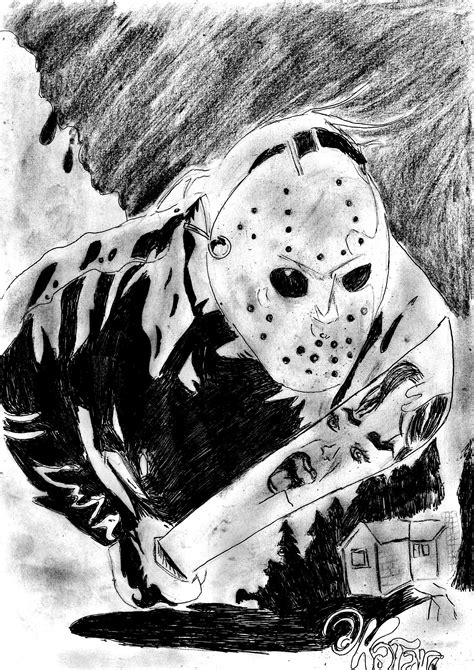 47 How To Draw Jason Voorhees  Shiyuyem