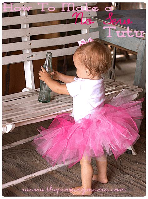 Diy No Sew Tutu For Little Girls The Pinning Mama