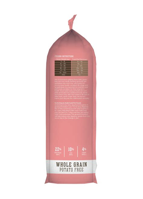 Each solid gold dog food formula is designed to deliver optimal nutrition for your pet's unique needs across their lifetime. Solid Gold Hund-N-Flocken with Real Lamb, Brown Rice & Barley - Whole Grain - Holistic Adult Dog ...