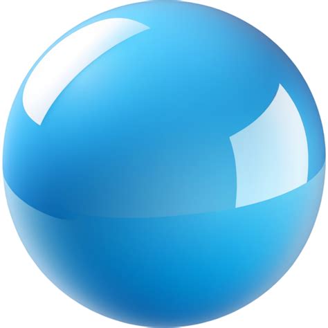Ai Generated Glossy Round Blue Sphere Ai Generative 35908487 Png