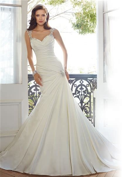 All my gowns are hand made to order. Mermaid Sweetheart Keyhole Open Back Pleated Satin Lace ...