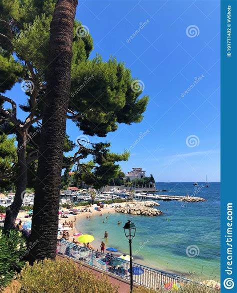 Beaulieu Sur Mer Sea And Coast South Of France Editorial Photography
