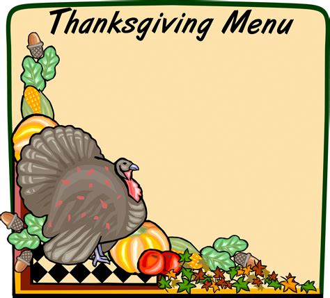 Thanksgiving Borders Free Download On Clipartmag