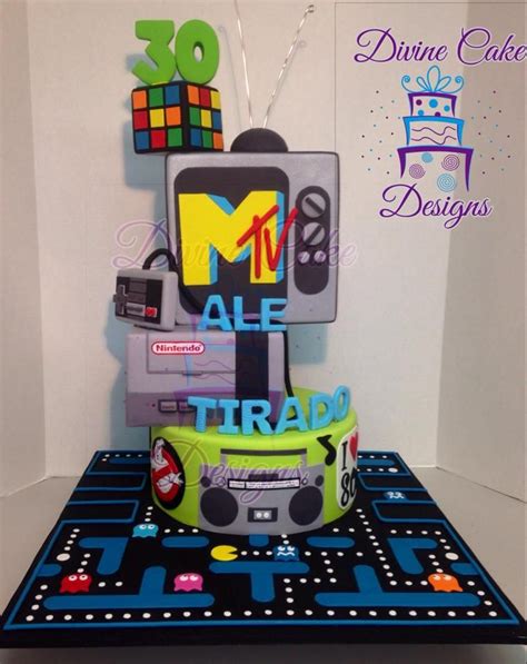 The top tier was yellow cake with cream cheese icing, all covered in marshmellow fondant, the record topper was made out of gumpaste with edible images. Pin by Kimberley Jemmott on Child of the 80s | Music ...