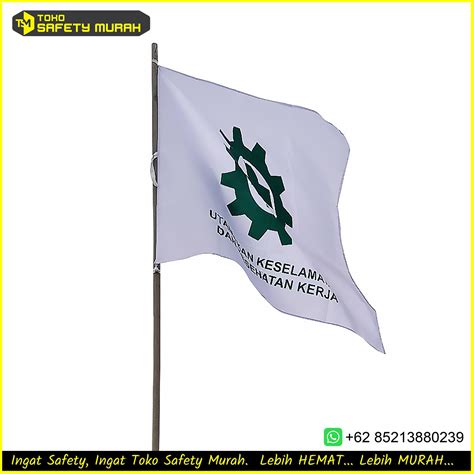 Bendera Safety K3 Standar Depnaker Kesehatan Keselamatan Kerja Jual