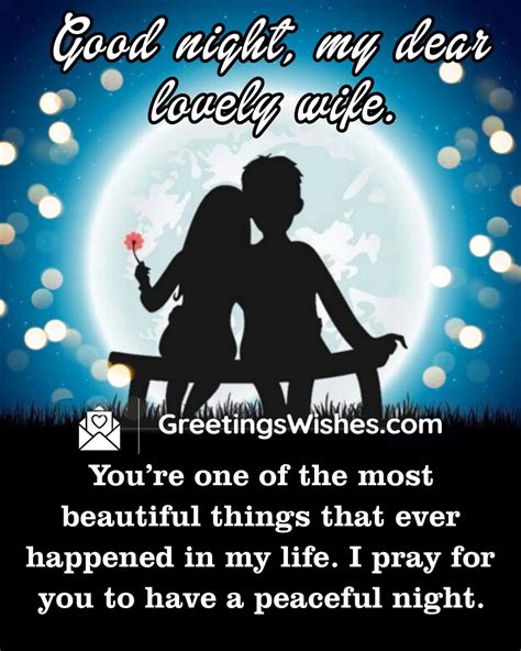 Good Night Messages For Wife Greetings Wishes