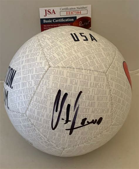 Clint Dempsey Seattle Sounders Signed Team USA Mini Soccer Ball Proof JSA Collectible
