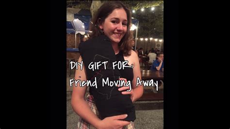 If your best friend is moving away, give her this mug which you can customize the illustrations to resemble you and your long distance bestie. Gifts on the Go: DIY Gift for a Friend Moving Away! - YouTube