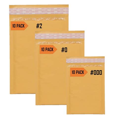 250 00 5x10 Valuemailers Brand Kraft Bubble Mailers Padded Envelopes