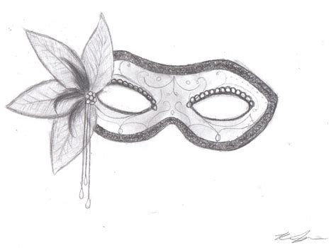 Masquerade Mask Drawing At Explore Collection Of