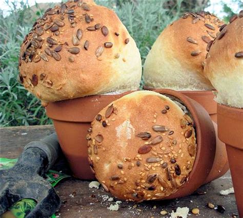 Rustic Flower Pot Bread Loaves Lavender And Lovage
