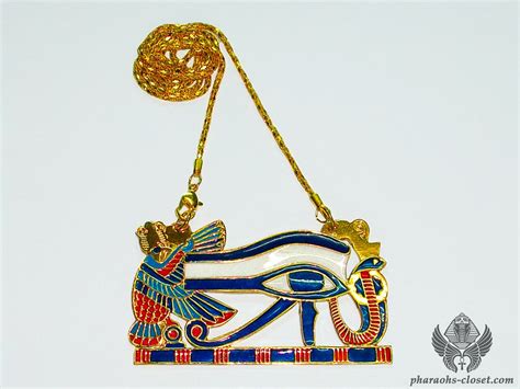 Unique Tutankhamun Wadjet Pendant Eye Of Horus Pendant Etsy