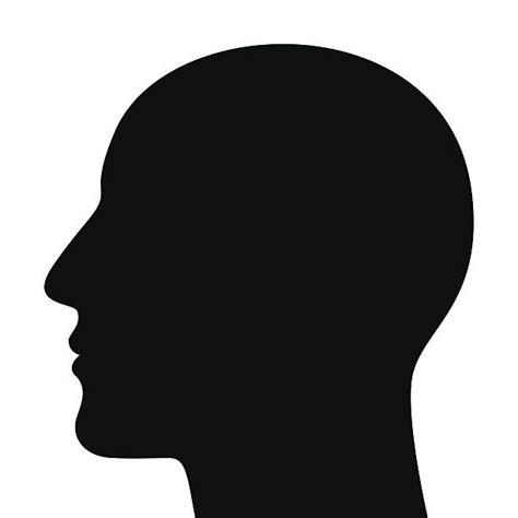 Black Silhouette Head Logo Logodix