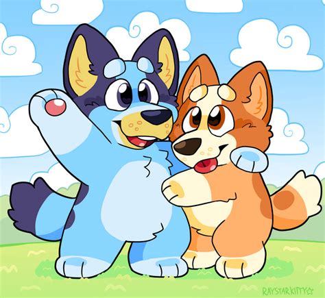 Bluey And Bingo By Raystarkitty On Deviantart