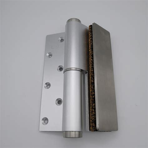 Silver Aluminum Heavy Duty Adjust Single Action Soft Closing Hydraulic Glass Door Hinge Door