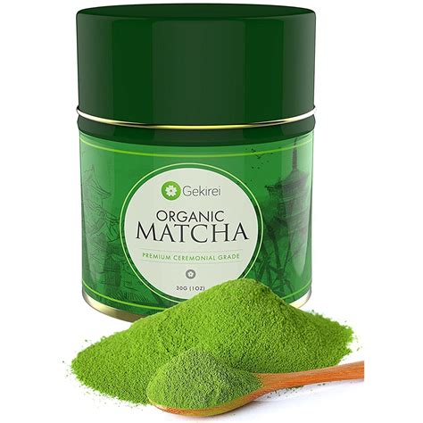 matcha green tea powder organic japanese premium ceremonial grade usda jona certified